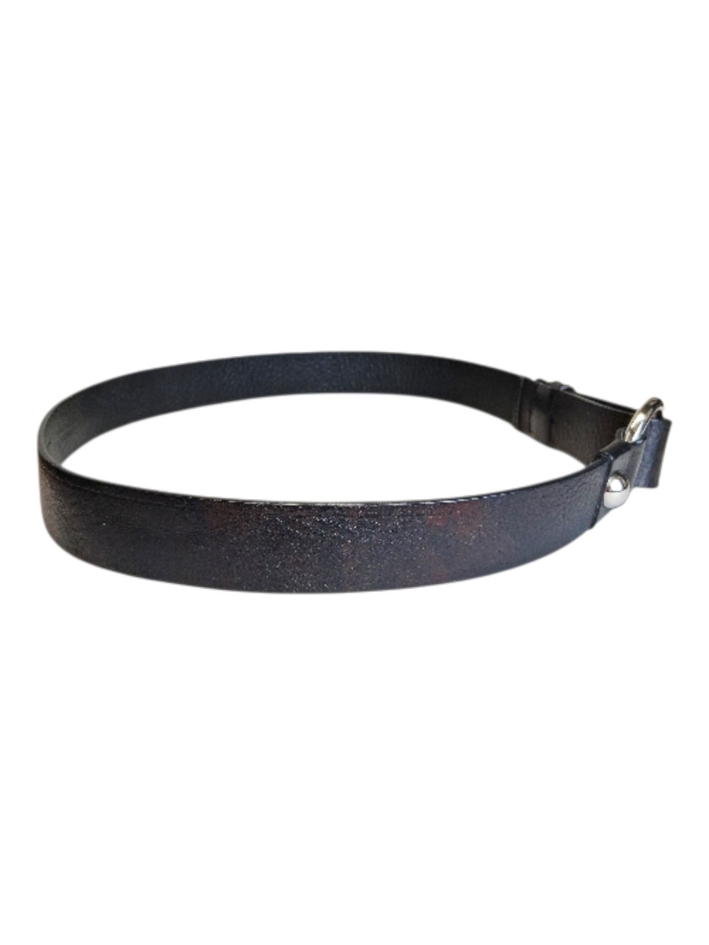 Banana Republic Women's Black Leather Belt M - Picture 2 of 4